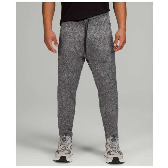 Lululemon Men's Engineered Warmth Jogger Pants Merino Wool Black/White Size XL - Picture 1 of 14